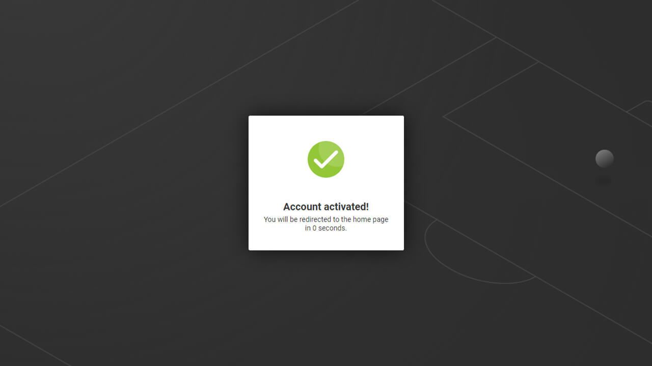 Account created with Megapara casino