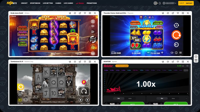 We are reviewing the design and the structure of Rajabets casinos