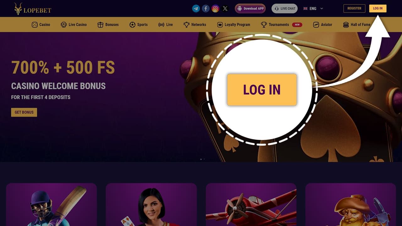 Reviewing LopeBet - First step of the registration process