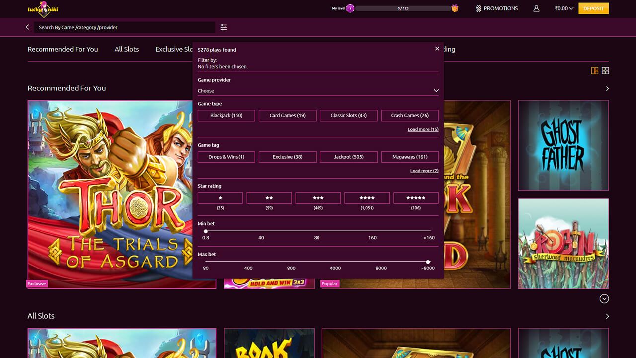 Lucky Niki Indian Casino Site - Reviewing site structure and design