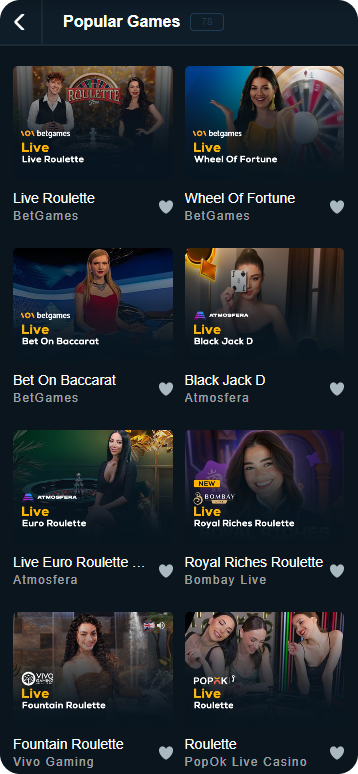 Play Live Casino on Your Mobile Device