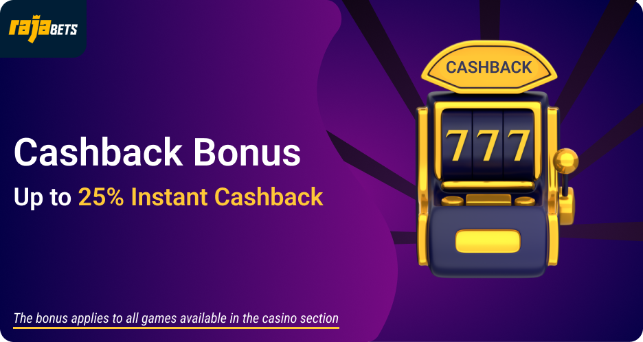 Casino Bonuses Cashback Rajabets Casino