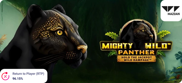 Wazdan High RTP Slots Mighty Wild Panther