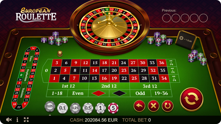 Casino Games European Roulette