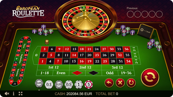 Casino Games European Roulette