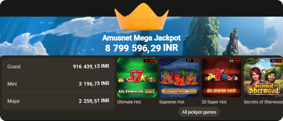parimatch casino available jackpots