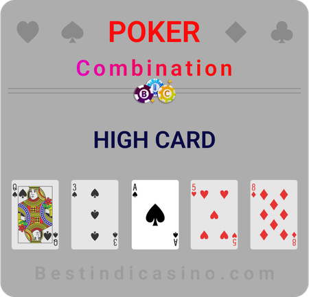poker combination high card