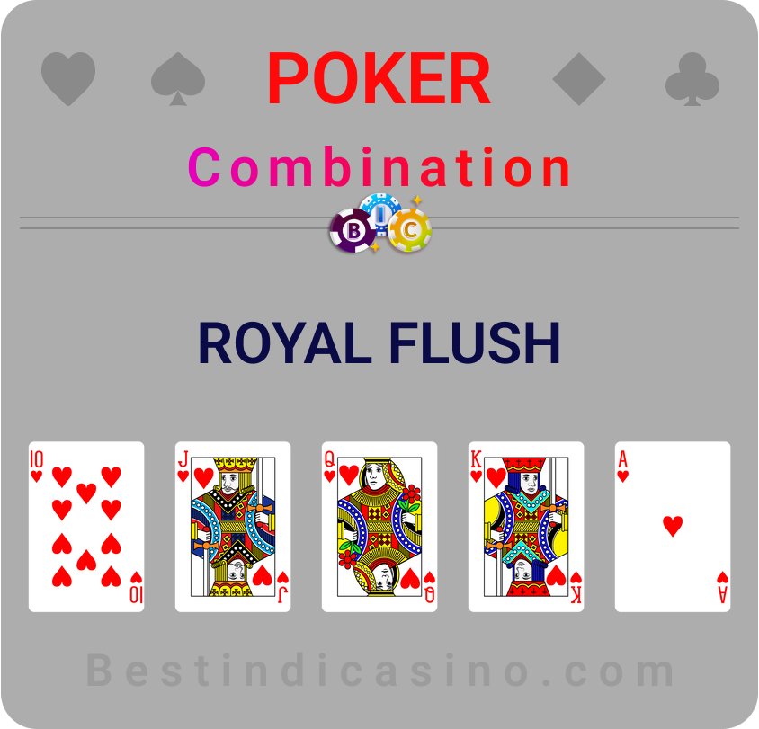 poker combination royal flush