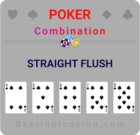 poker online combination straight flush