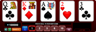4 of a kind bonus poker game