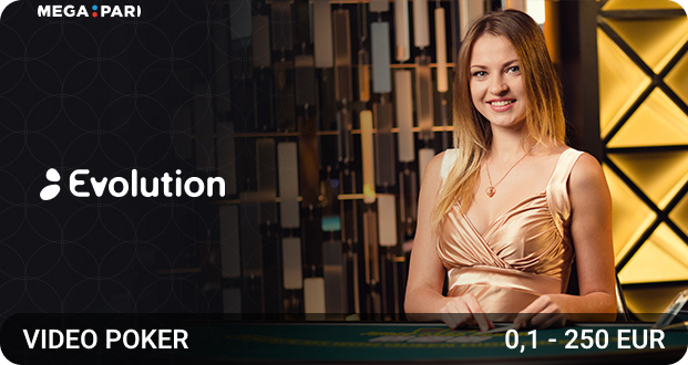 video poker live game evolution
