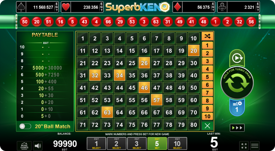 Casino Games Keno Image 1