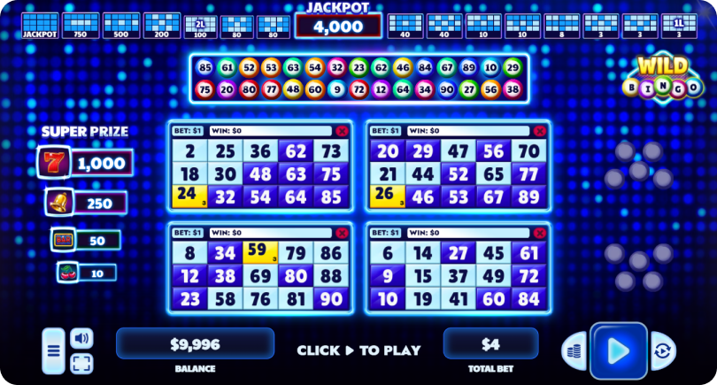 Casino Games Bingo Model by Numbers Image 2