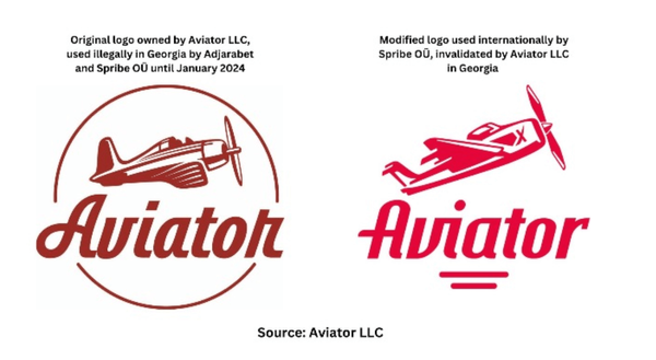 Old and New Aviator Logo