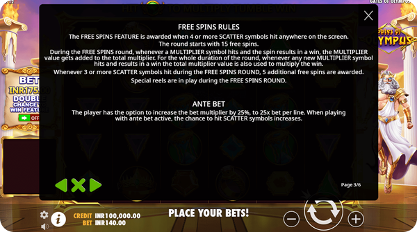 how to figure out whether a slot offers scatter functionality step 3 gates of olympus